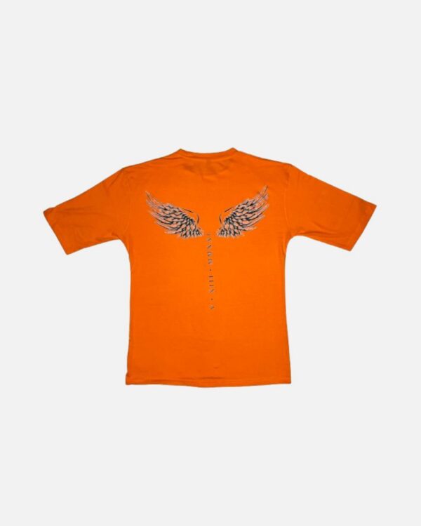 “J WEARS CROSSED WING TEE “