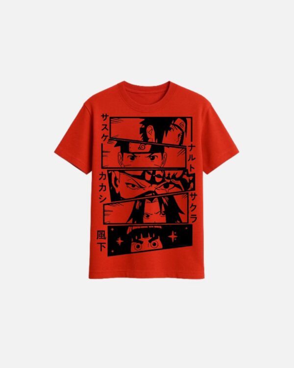 “J WEARS NARUTO 7 TEAM TEE”