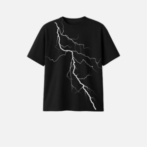 “J WEARS LIGHTNING STRIKE TEE”