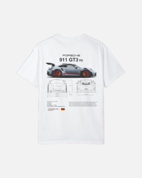 “J WEARS PORSCHE BLUEPRINT TEE” - Image 3