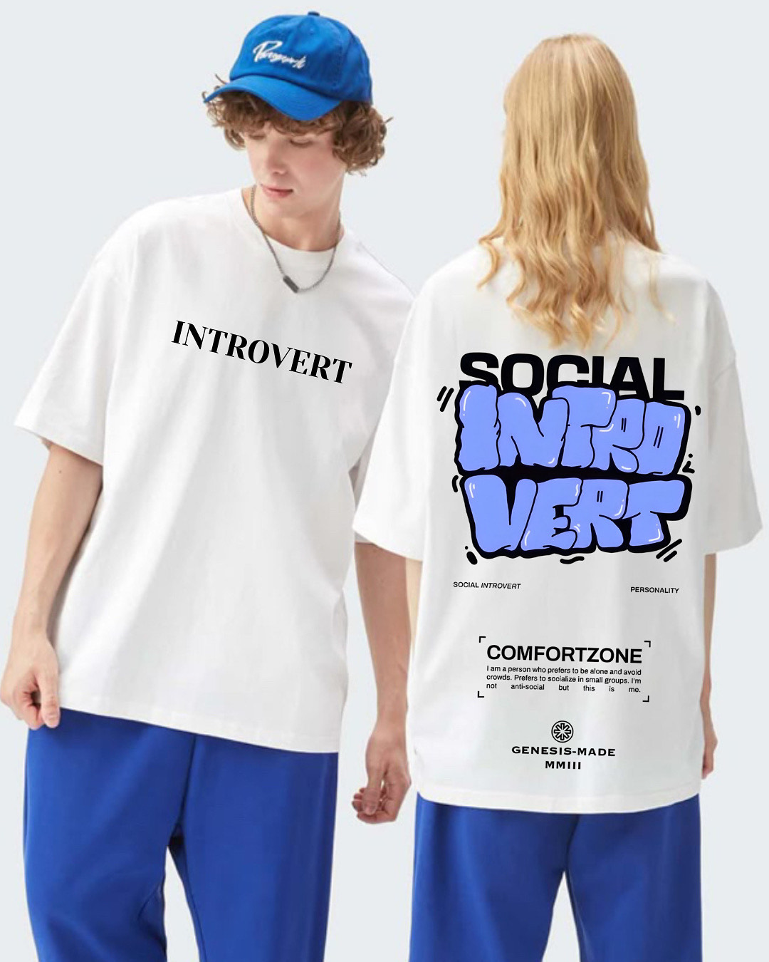 "J WEARS - SOCIAL INTROVERT TEE"