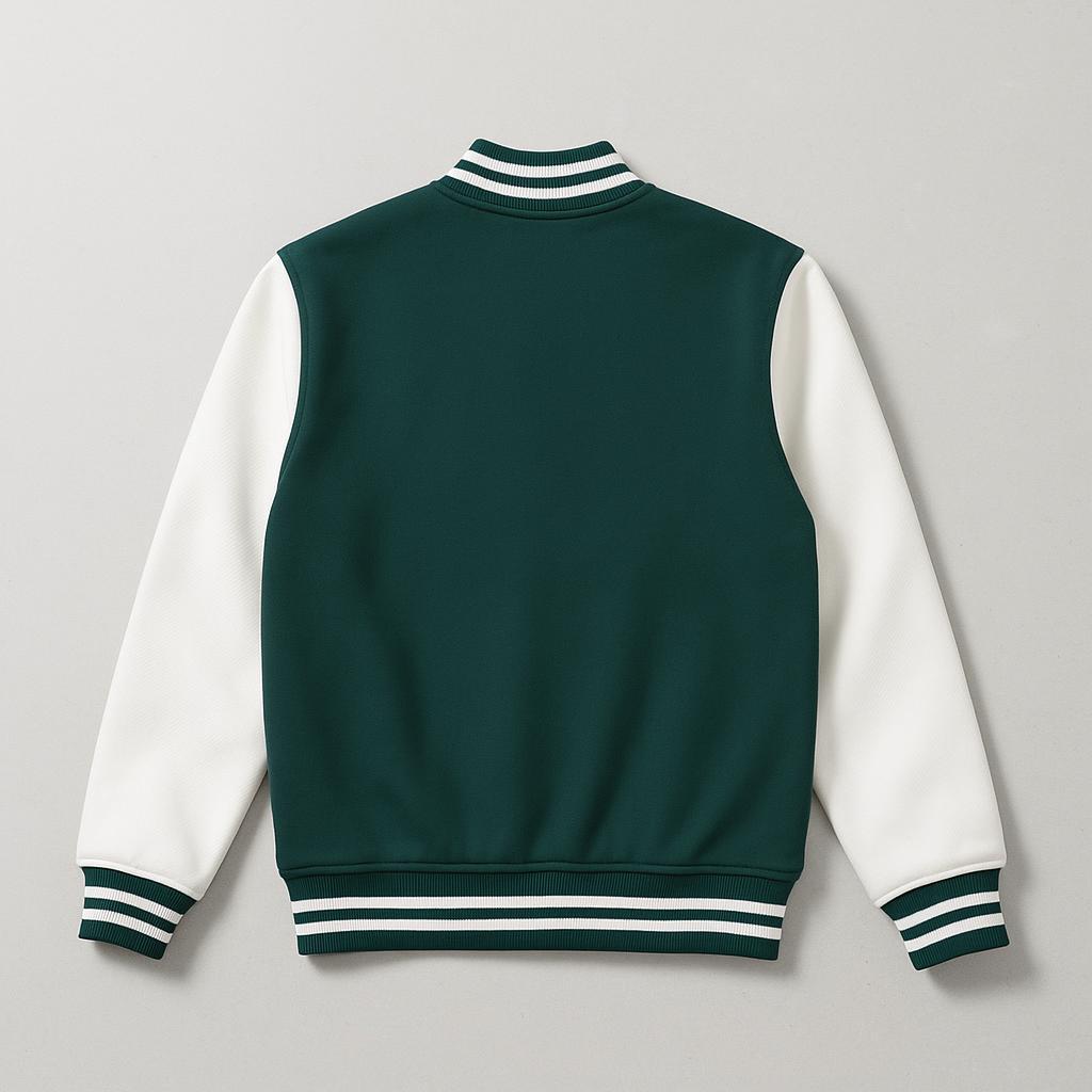FOREST GREEN - CLASSIC VARSITY JACKET - Image 4